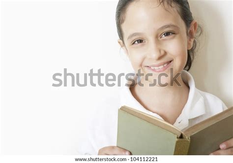 Close Portrait Young Girl Reading Book Stock Photo 104112221 Shutterstock