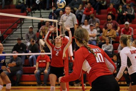 Northeast Volleyball Takes Care Of Hawkeye In Four Sets The Viewpoint