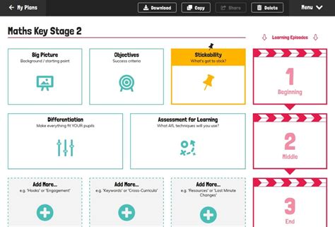 Screenshot Of The 5 Minute Lesson Plan Template Lesson Plan Templates