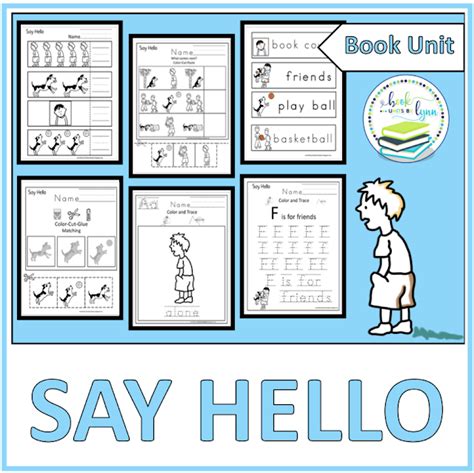 Say Hello Book Unit ~ Book Units By Lynn