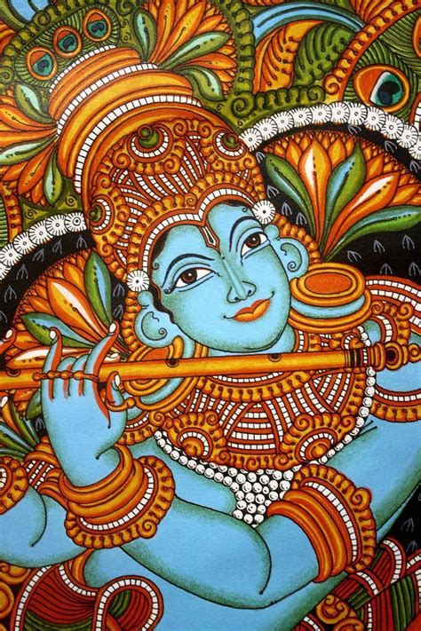 Get 33 Lord Krishna Mural Painting Images