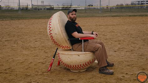 Building A Giant Baseball Chair From 2x4s 40 Jackman Works