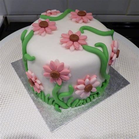 Flowers Birthday Cake Decorated Cake By Sharon Todd Cakesdecor
