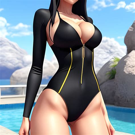 3d Gorgeous Anime Girl Sexy Tight Swimsuit Strings Arthubai