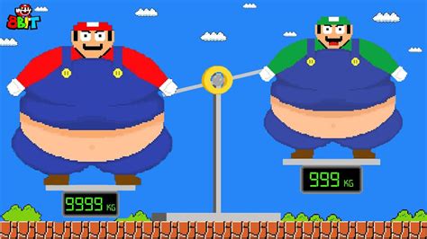 Super Mario Fat Mario Vs Fat Luigi Super Sized Maze Escape Super