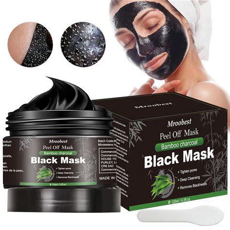peel off face mask charcoal peel off black mask deep cleansing facial mask