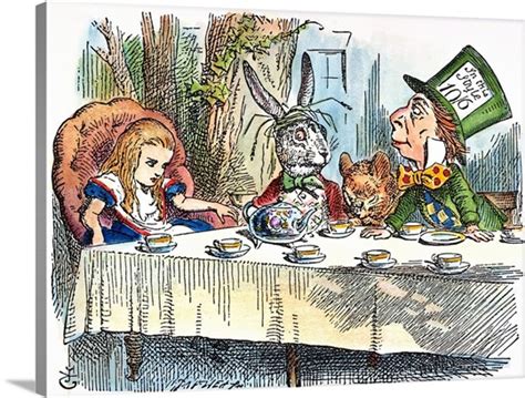Alices Mad Tea Party 1865 Alices Adventures In Wonderland Photo