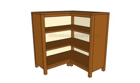 Corner Bookcase Plans Howtospecialist How To Build Step By Step