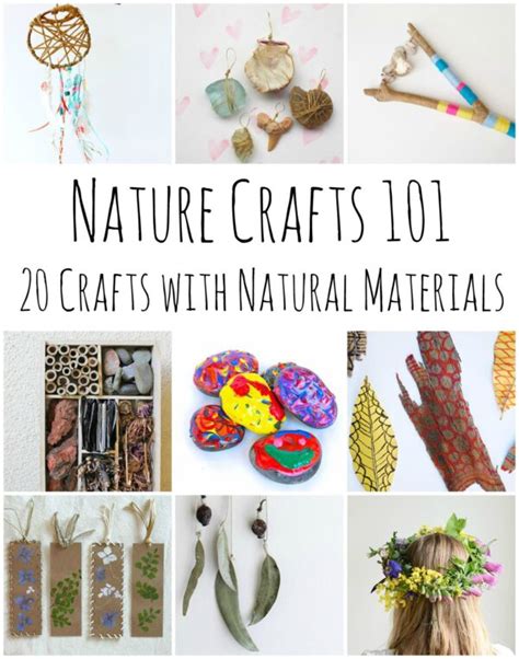Nature Crafts 101 - 20 Stunning Crafts Using Items Found in Nature