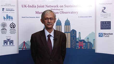 Mr Siddharth Sengupta Tata Consultancy Services At Workshop On Mumbai Urban Observatory Youtube