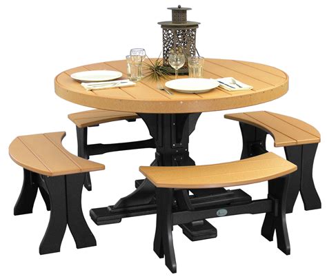 Vote and tell us about it in the comments! Round dining tables bench seating | Hawk Haven