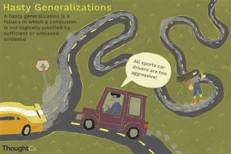 definition and examples of hasty generalizations