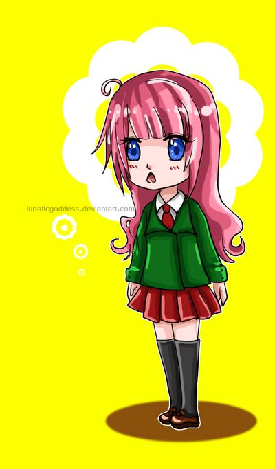 Pink Haired Chibi By Lunaticgoddess On Deviantart