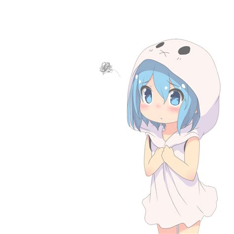 2048x2048 Resolution Cute Anime Little Girl Ipad Air Wallpaper