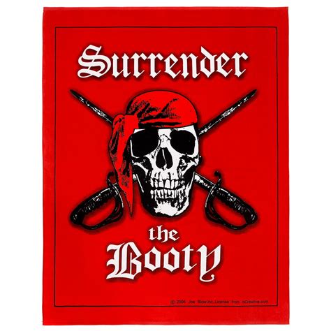 Pirate Surrender The Booty X Inches Beach Towel Walmart Com