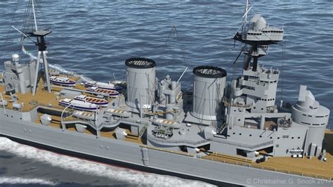 HMS Hood Midships Battleship Blog Warship Blog
