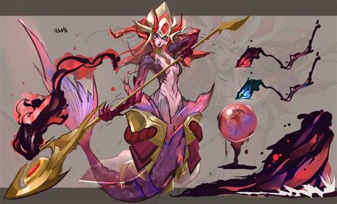 League Fan Makes Nami Evil With This Blood Moon Skin Concept Dot Esports