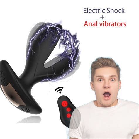 Vibrating Anal Sex Toys Prostate Massager Anal Expander Butt Electric