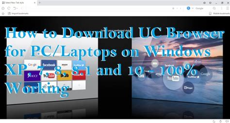 Visit uc browser for pc site and download. How to Download UC Browser for PC/Laptops on Windows XP, 7 ...
