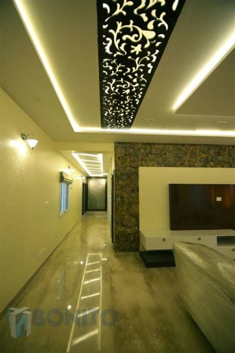 living room passage area false ceiling design asian modern