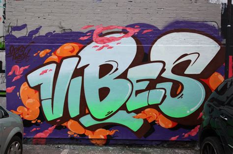 Vibes Graffiti Style Art