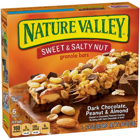 Nature Valley Sweet And Salty Nut Granola Bar Dark Chocolate Peanut And