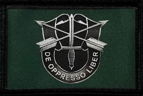 Forest Green De Oppresso Liber Army Special Forces Morale Patch