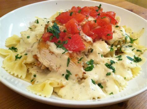 A Taste Of Home Cooking Crispy Chicken With Creamy Italian Sauce And