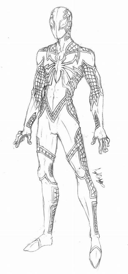 Spider Sketch Spiderman Mask Sketches Fusion Deviantart