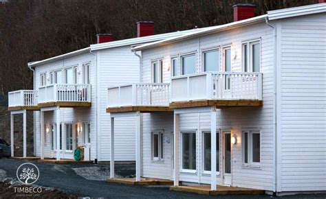 Apartment Building Norway Buildings Envelope Ready 7 Weeks In Levanger
