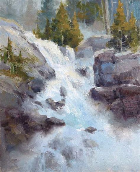 Paint Waterfalls That Are Full Of Motion More Tutorials Watercolor
