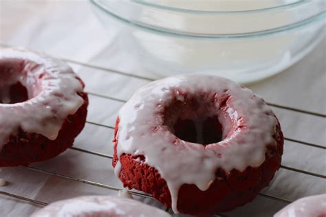 Cookie Jar Treats Baked Red Velvet Donuts