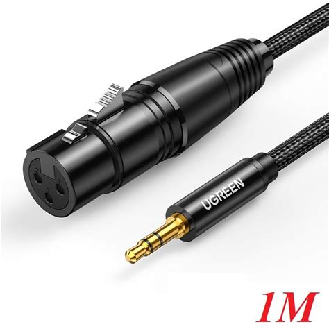 Ugreen 20763 1m 35mm To Xlr Cable Male To Xlr Female Microphone Cable