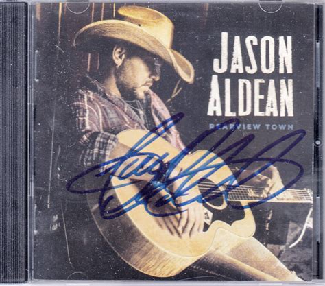Jason Aldean Rearview Town Autograph X Cd Signed Cover Booklet