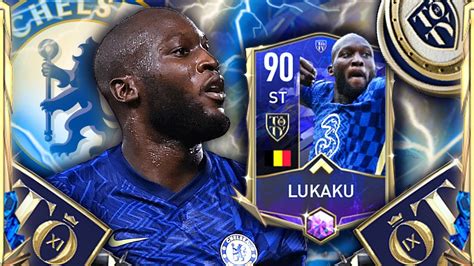 Best St 90 Romelu Lukaku Review Team Of The Year Fifa Mobile 22