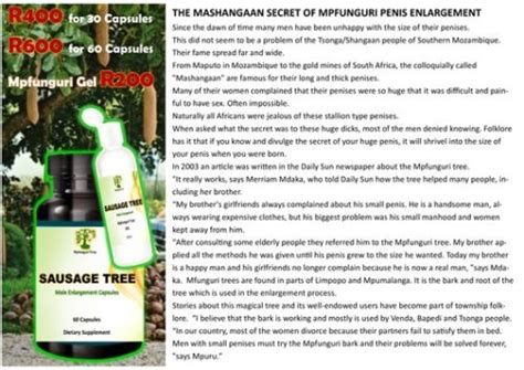Other Supplements And Nutrition Mpfunguri Tree Male