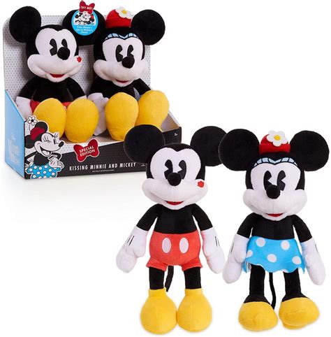 Minnie Mouse Classic Mickey And Minnie Kissing Plush 12″ Dolls For Only