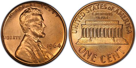 1964 D Lincoln Memorial Penny One Cent Collectible Coin Collectibles