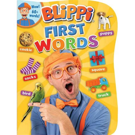 Blippi First Words Board Book