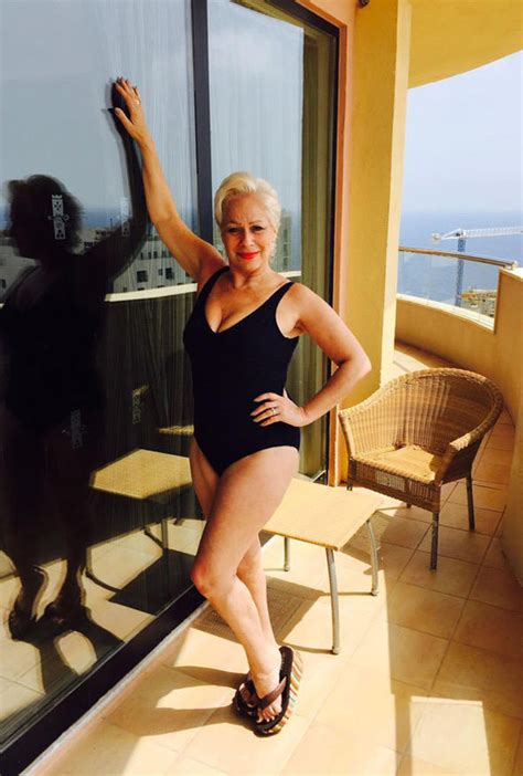 Denise Welch 58 Says She Loves Flaunting Her Wobbly Bits In A