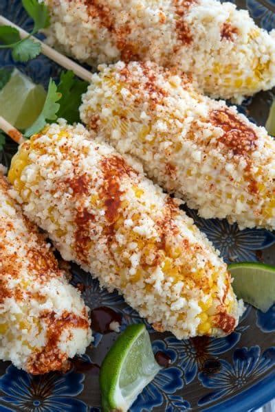 Elote Recipe Authentic Mexican Corn On The Cob Kitchen Gidget