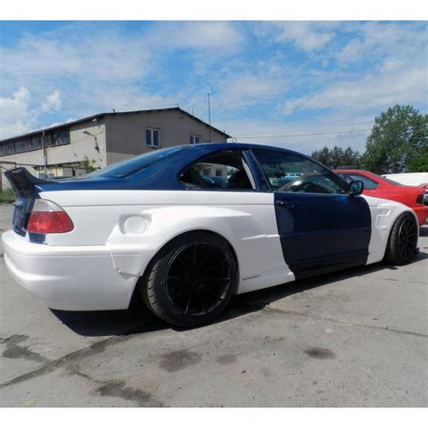 E46 Extended Rocket Bunny Style Wide Body Kit For Bmw E46 Coupe M