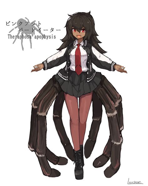 Anime Art Anime Lansane Spider Girl Monster Girl Anime 3783236png