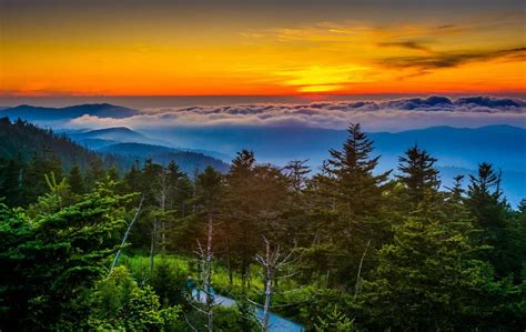 There Are So Many Beautiful Colors In This Smoky Mountain Sunset