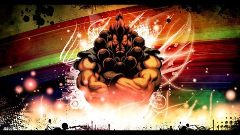 Click or touch on the image to see in full high resolution. akuma street fighter background hd hd wallpapers desktop ...