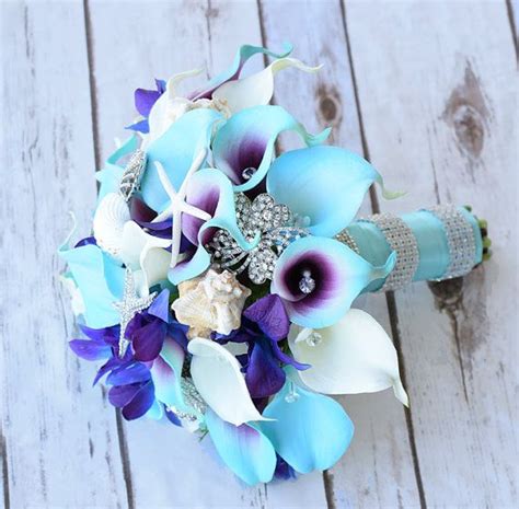 Check spelling or type a new query. Wedding Bouquet Wedding Flowers Purple Turquoise Bouquet ...