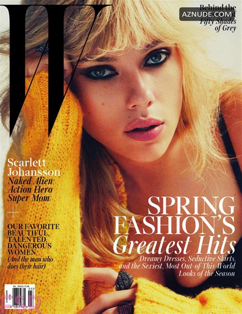 Scarlett Johansson In Lingerie From W Magazine Aznude