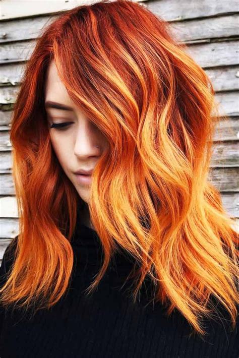 Discover The Captivating Orange Hair Rainbow From Sweet Pumpkin To Burning Fiery Shades Burnt