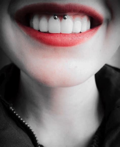 Smiley Piercing Lip Piercing Tattoos And Piercings Needles Lips