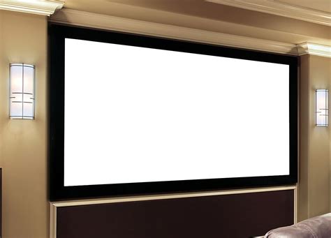 106aluminum Cinema Fixed Frame Wall Mounted Projector Screen China